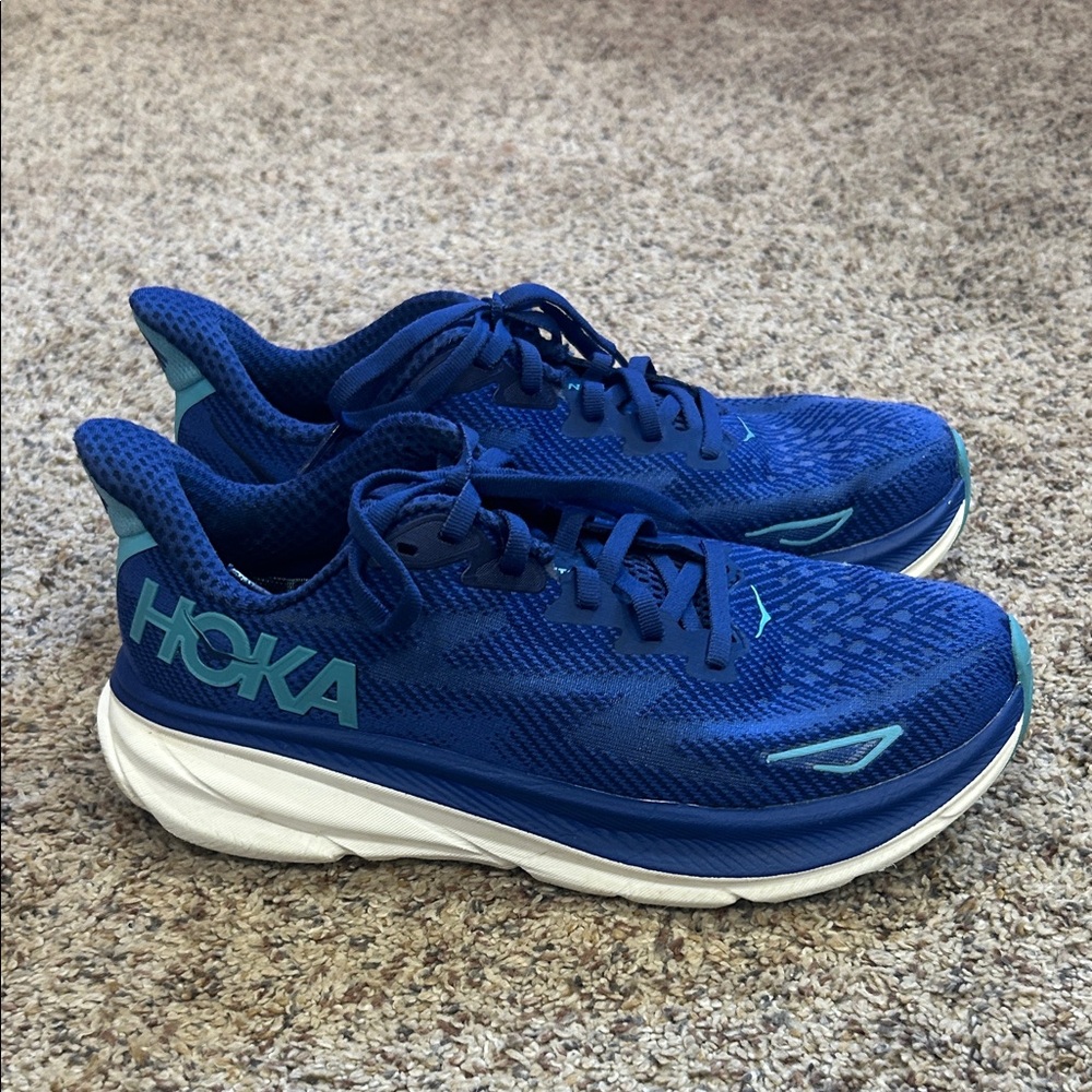 Hoka Women's Blue Teal Running Shoes